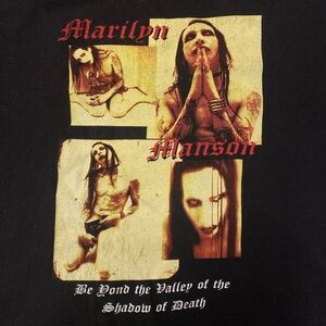 Marilyn Manson Black Graphic T-Shirt